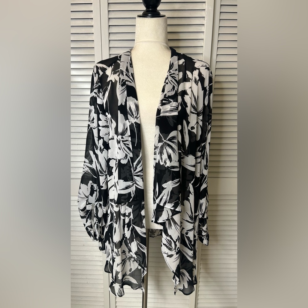 Investments Plus Size Open Drape Shrug Size 1X